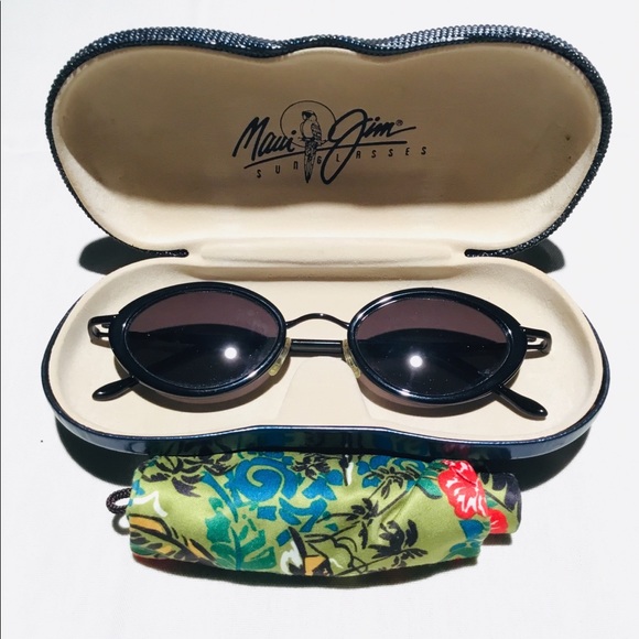 MAUI JIM LANAKAI 128-02 BLACK GRAY, NEW,  RARE! - Picture 2 of 8
